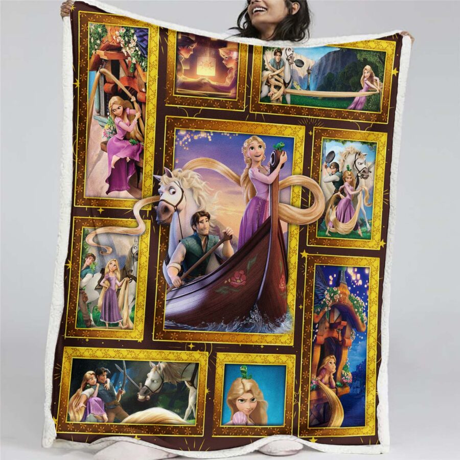 Rapunzel - Die verföhnte Prinzessin 07 Decke - Fleecedecke