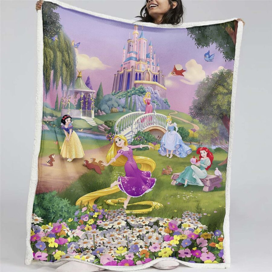 Rapunzel - Die verföhnte Prinzessin 08 Decke - Fleecedecke