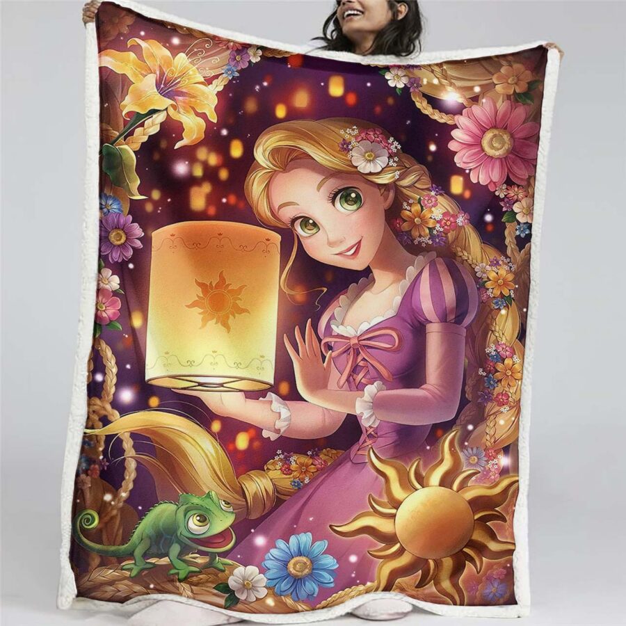 Rapunzel - Die verföhnte Prinzessin Disney 07 Decke - Fleecedecke