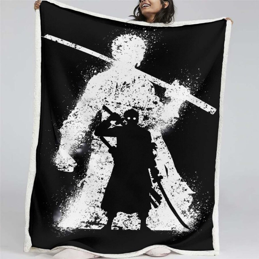 Lorenor Zorro One Piece 08 Decke - Fleecedecke