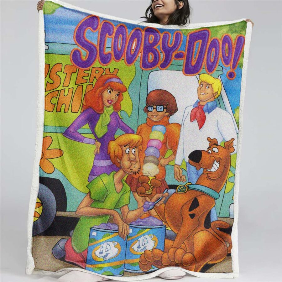 Scooby Doo Alle Charaktere 01 Decke - Fleecedecke