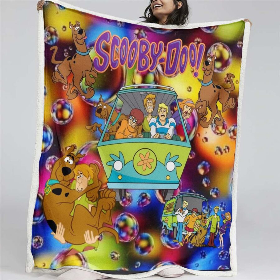 Scooby Doo Alle Charaktere 03 Decke - Fleecedecke