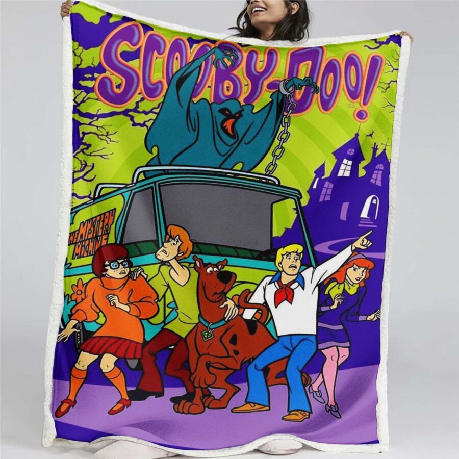 Scooby Doo Alle Charaktere 04 Decke - Fleecedecke