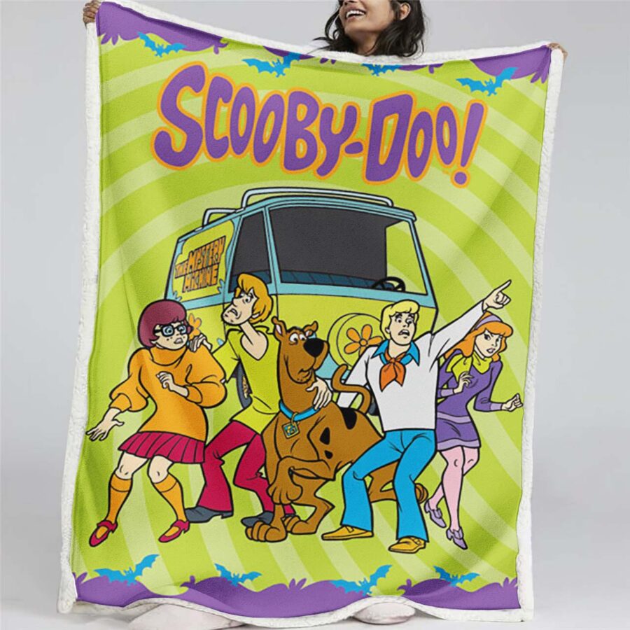 Scooby Doo Alle Charaktere Wo bist du Decke - Fleecedecke