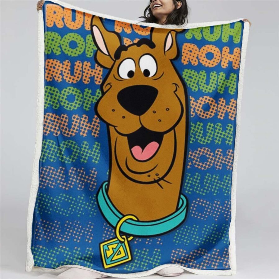 Scooby Doo Ruh Roh Decke - Fleecedecke