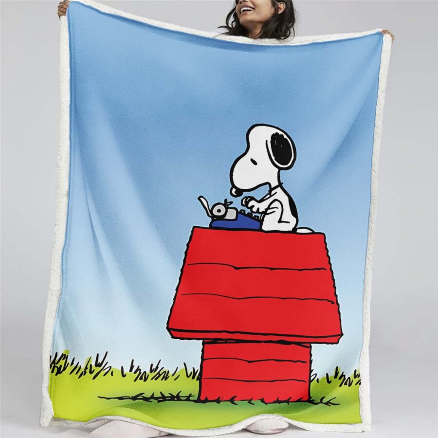 Snoopy Charaktere 02 Decke - Fleecedecke