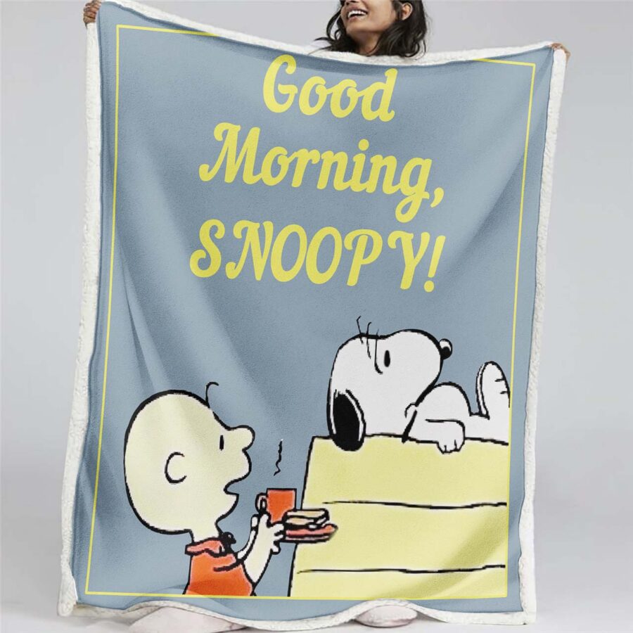 Snoopy Charaktere 07 Decke - Fleecedecke