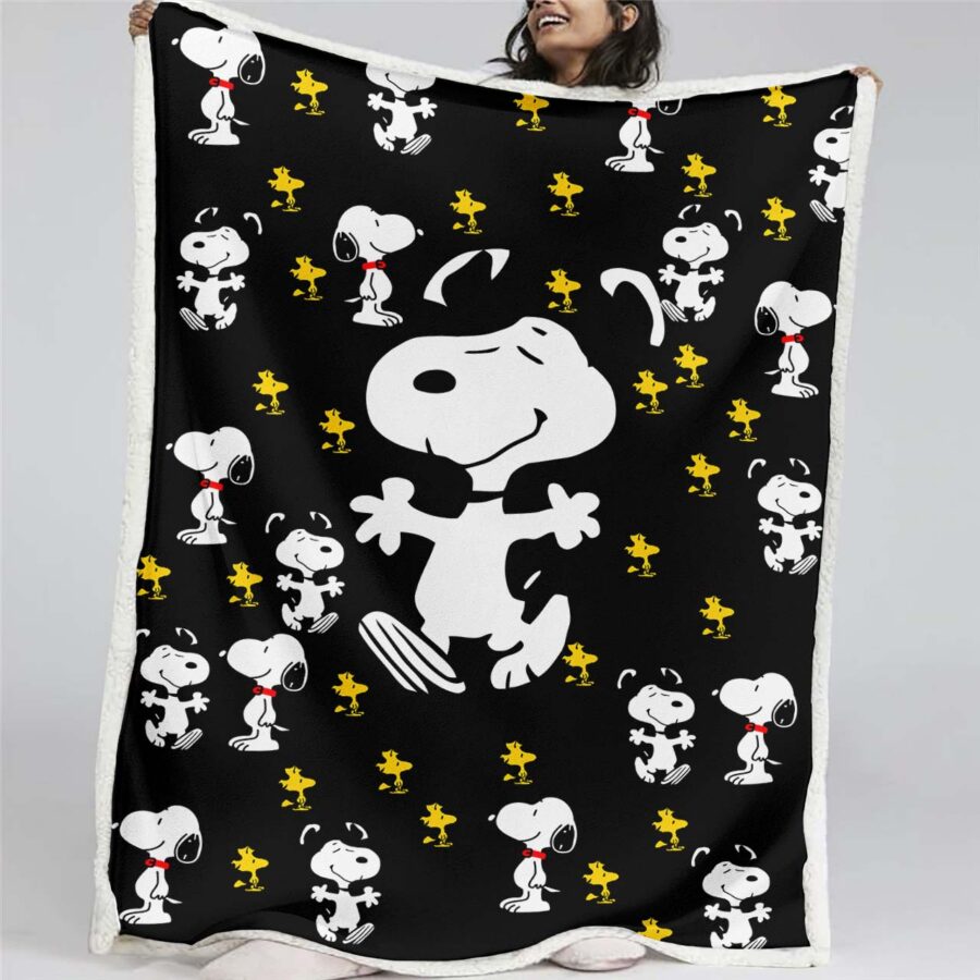 Snoopy Charaktere 08 Decke - Fleecedecke