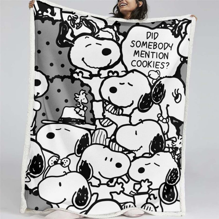Snoopy Charaktere 09 Decke - Fleecedecke