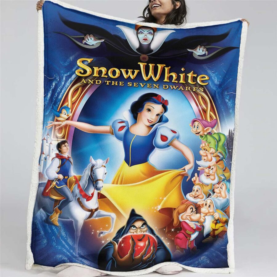 Schneewittchen und die Fee 05 Decke - Fleecedecke