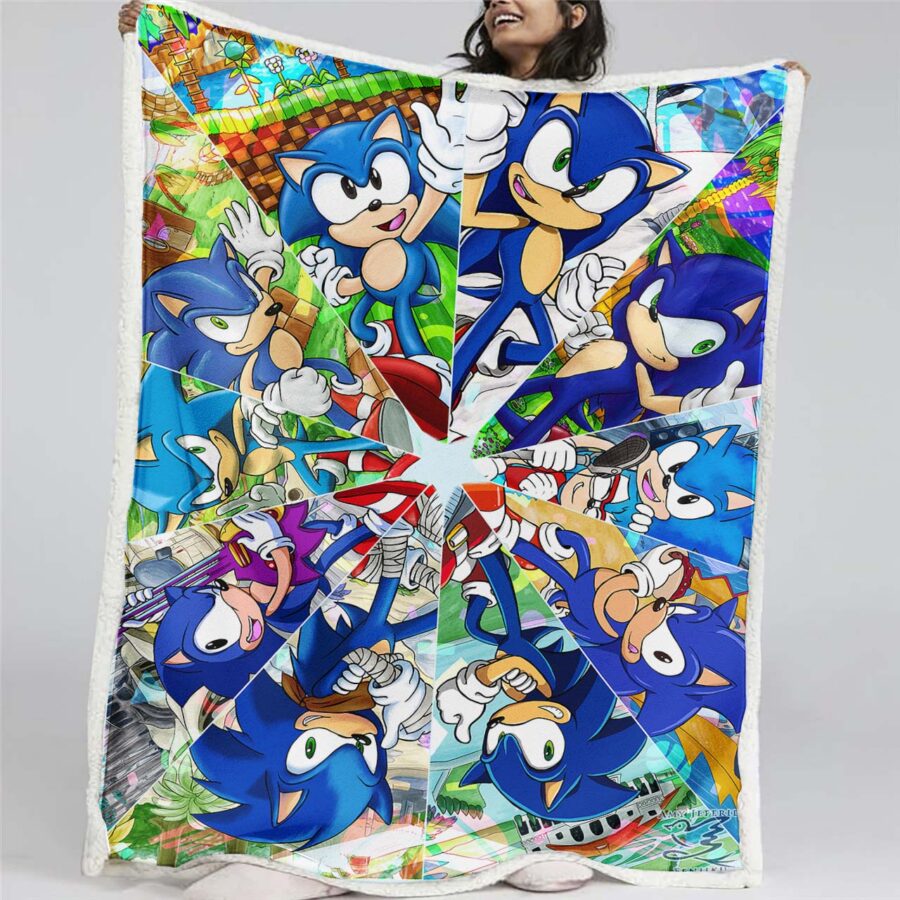 Sonic-Spiel 03 Decke - Fleecedecke