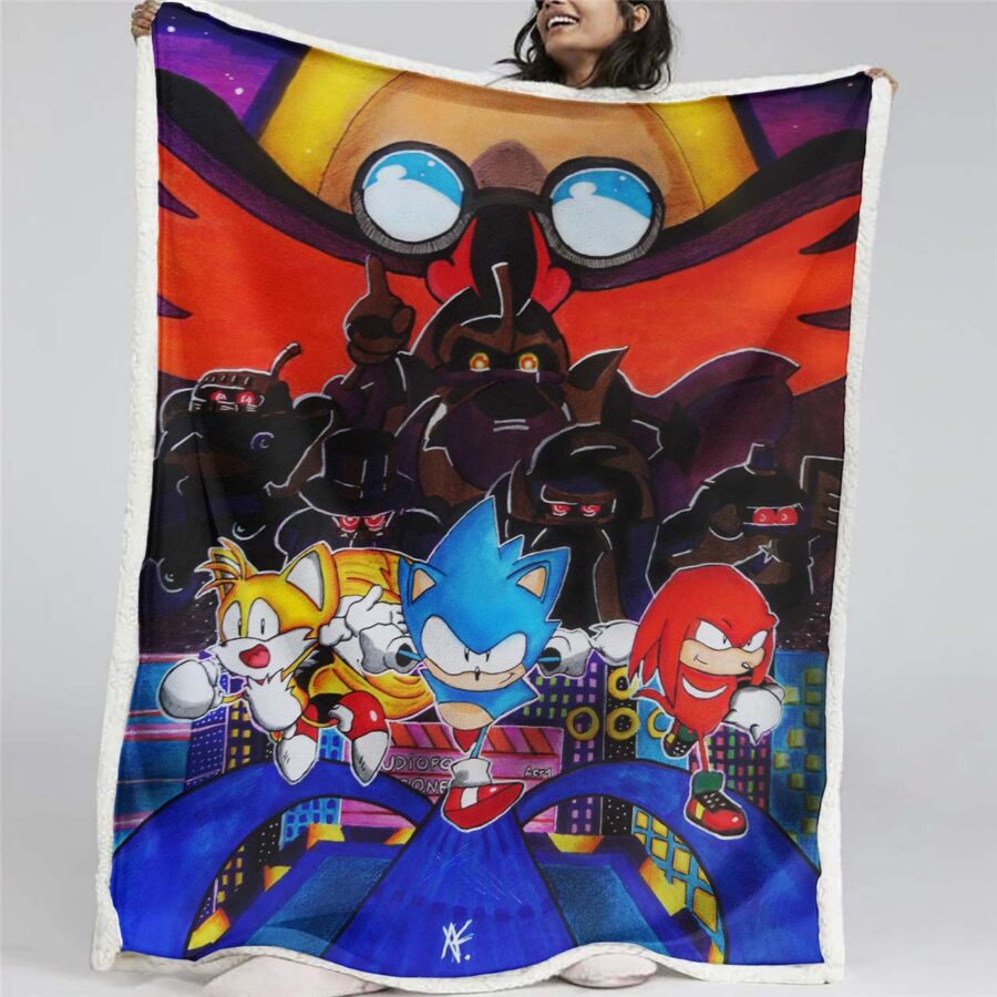 Sonic-Spiel 09 Decke - Fleecedecke