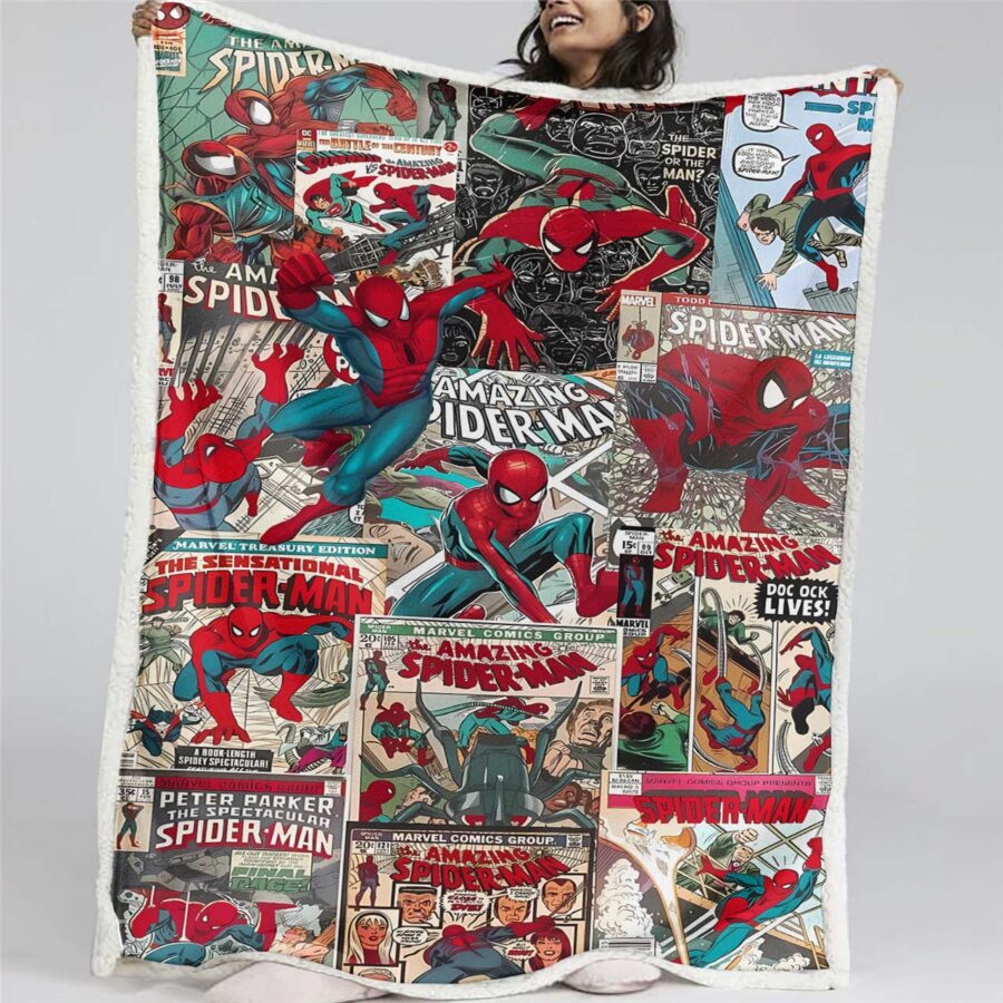 Spiderman Marvel 36 Decke - Fleecedecke
