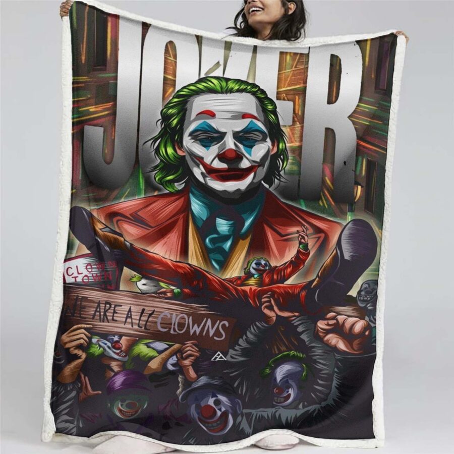 Joker Wir sind alle Kronen Decke - Fleecedecke