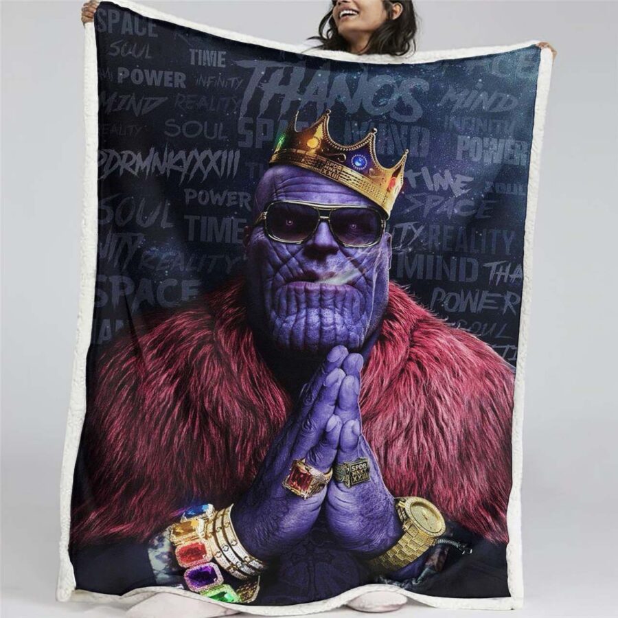Thanos Marvel-Charakter Decke - Fleecedecke