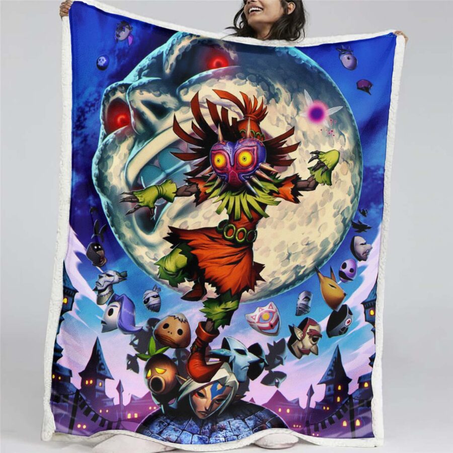 The Legend of Zelda Link und alle Charaktere 09 Decke - Fleecedecke