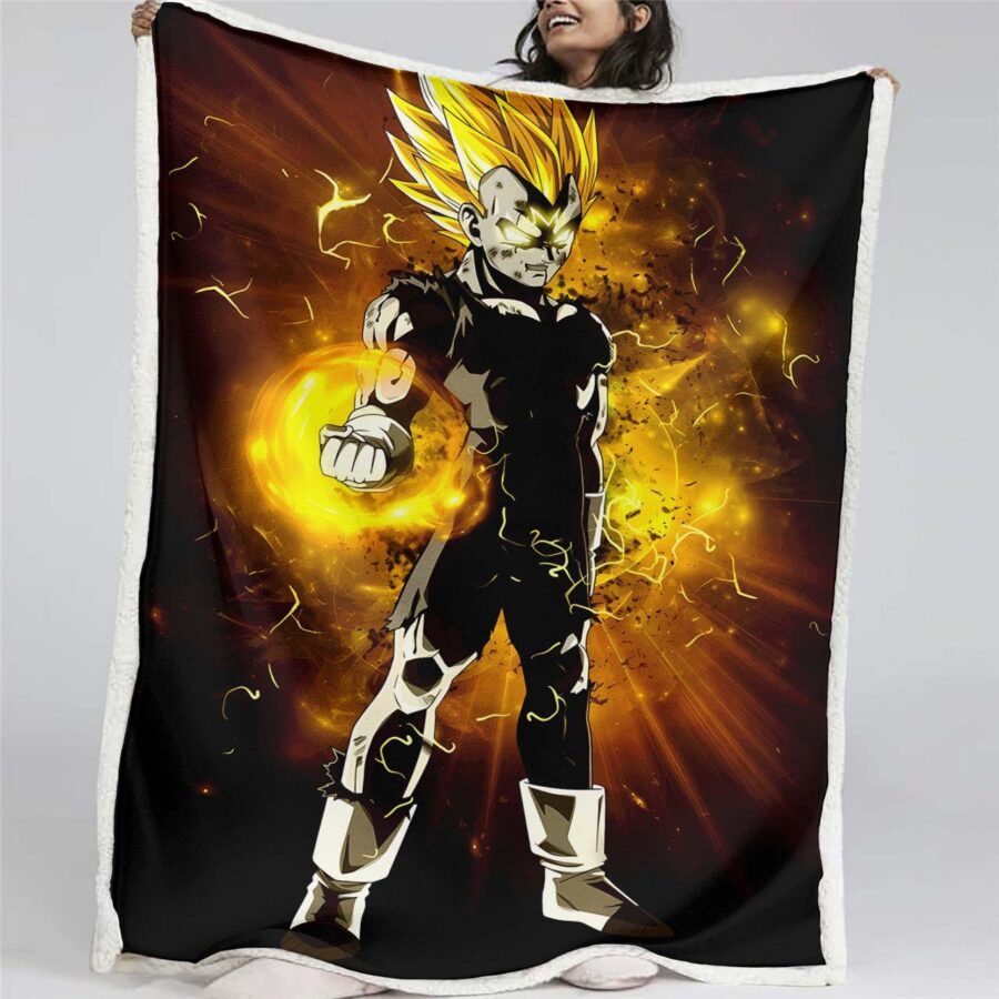 Vegeta Dragon Ball 1003 Decke - Fleecedecke