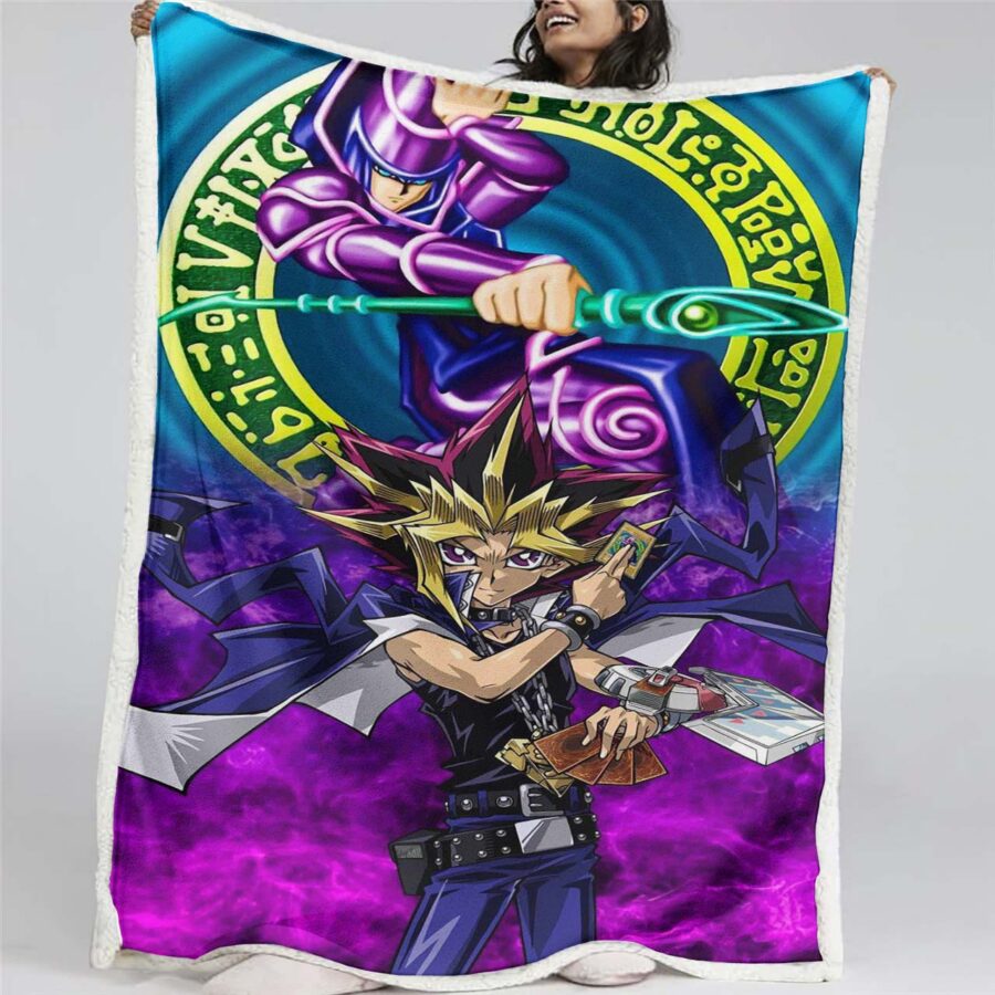 Yu Gi Oh Muto Yo gi Charaktere 03 Decke - Fleecedecke