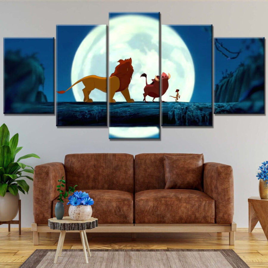 Simba König der Löwen 21 Leinwandbilder