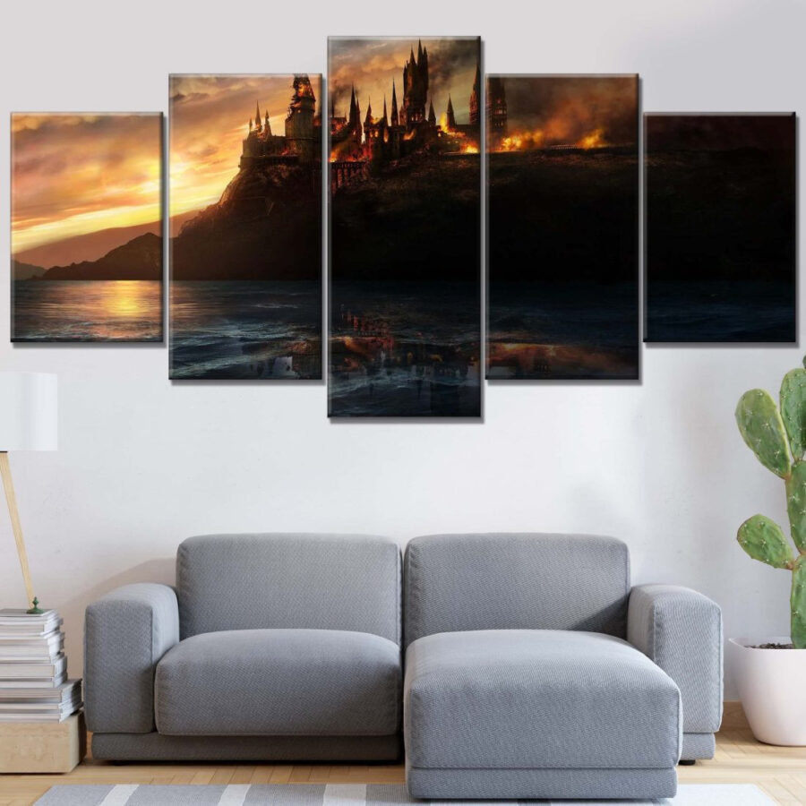 Harry Potter Hogwarts 4 Leinwandbilder