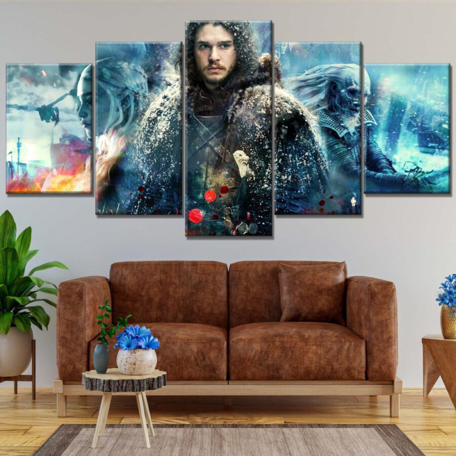 Game of Thrones Winter is coming 14 Leinwandbilder