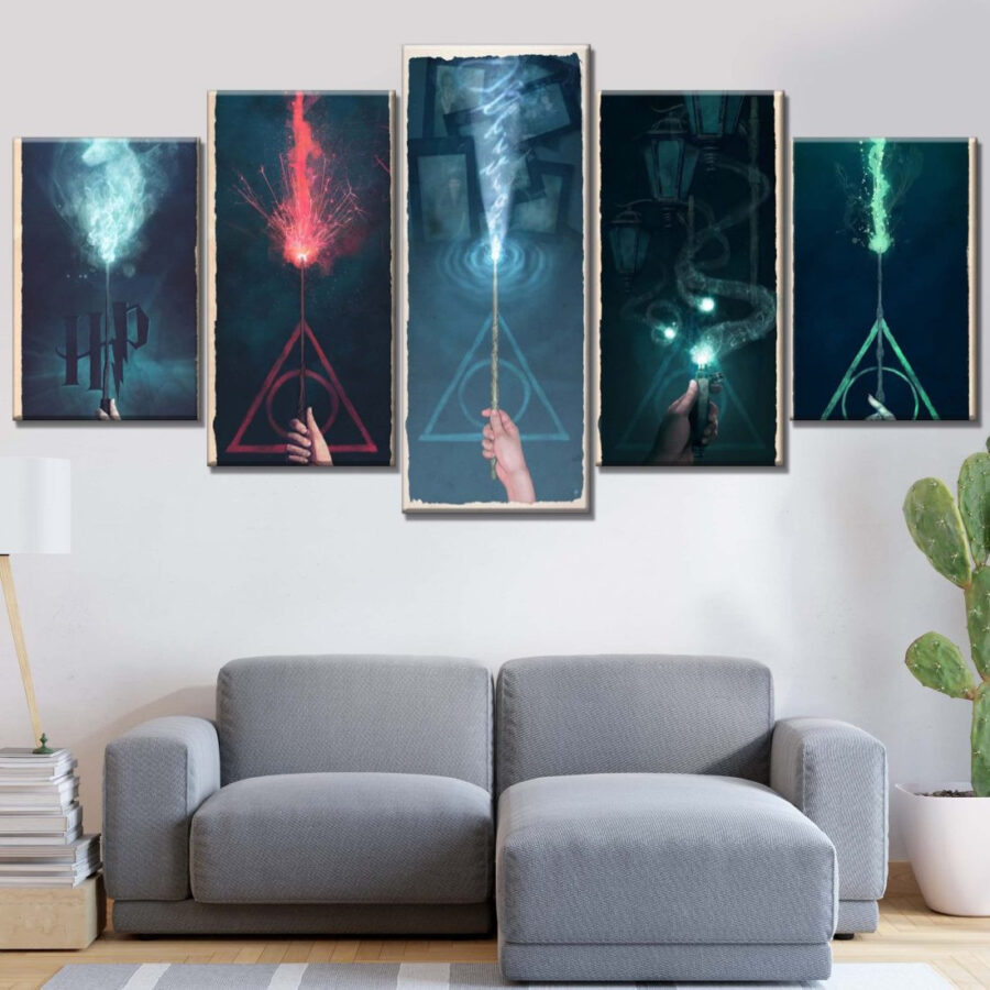 Harry Potter Charaktere 2 Leinwandbilder