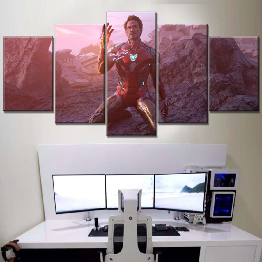 Iron Man Avengers Marvel 3 Leinwandbilder