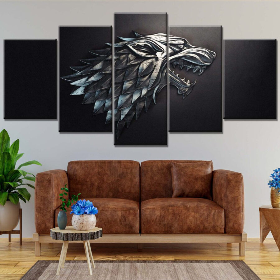 Game of Thrones Winter is coming 3 Leinwandbilder