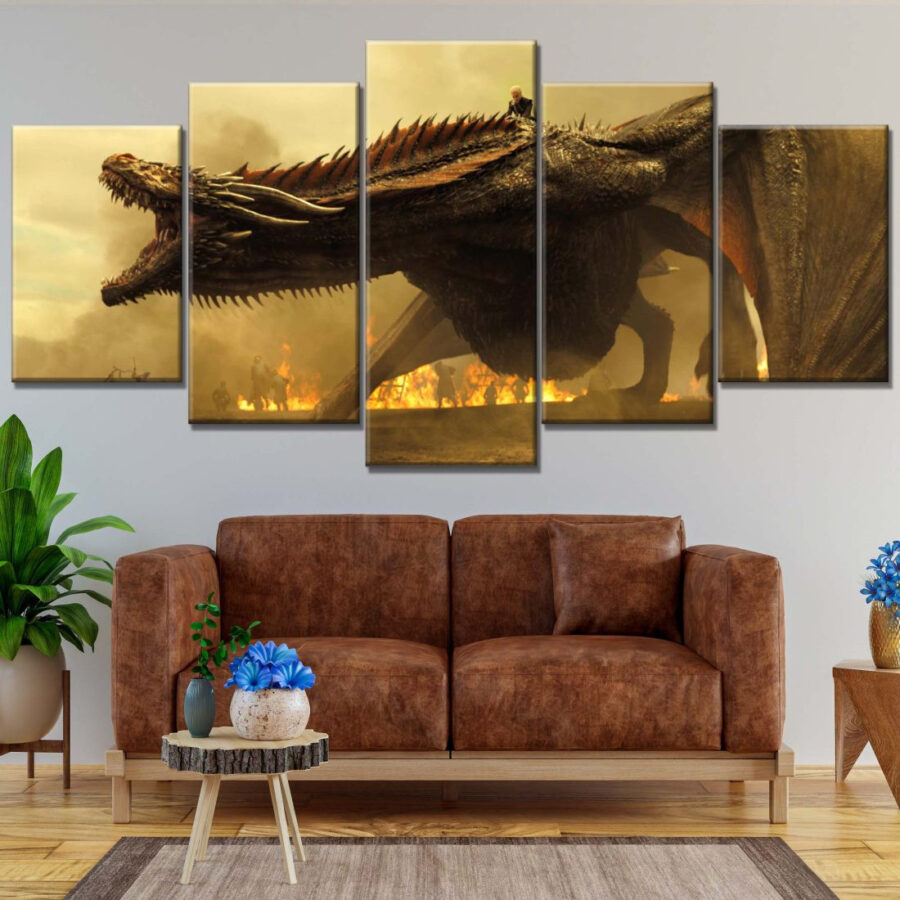 Game of Thrones Dragon 34 Leinwandbilder