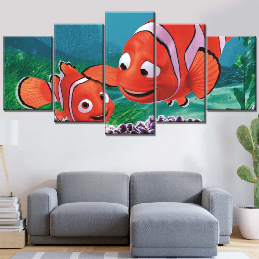 Findet Nemo Figuren 10 Leinwandbilder
