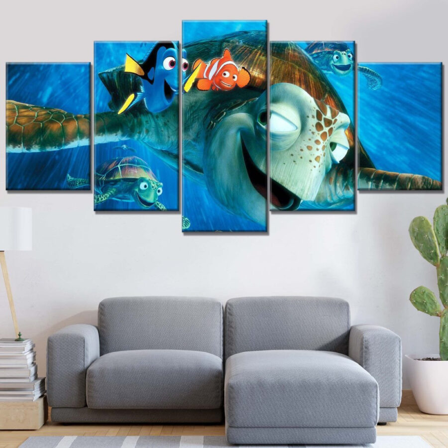 Findet Nemo Figuren 15 Leinwandbilder