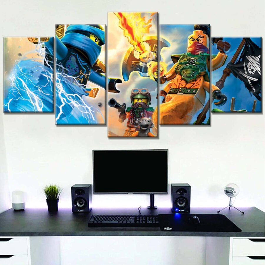 Ninjago Alle Charaktere 20 Leinwandbilder