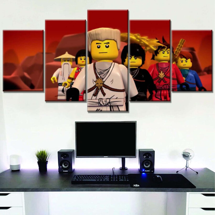 Ninjago Alle Charaktere 32 Leinwandbilder