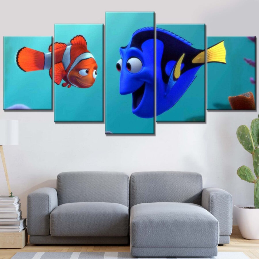 Findet Nemo Figuren 17 Leinwandbilder