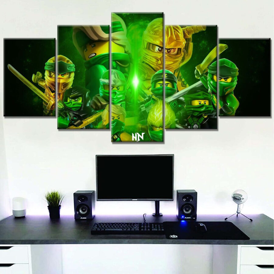 Ninjago Alle Charaktere 17 Leinwandbilder