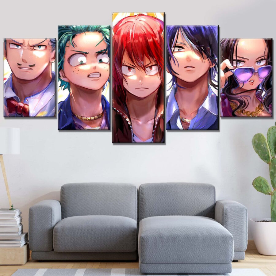 My Hero Academia Alle Charaktere 20 Leinwandbilder