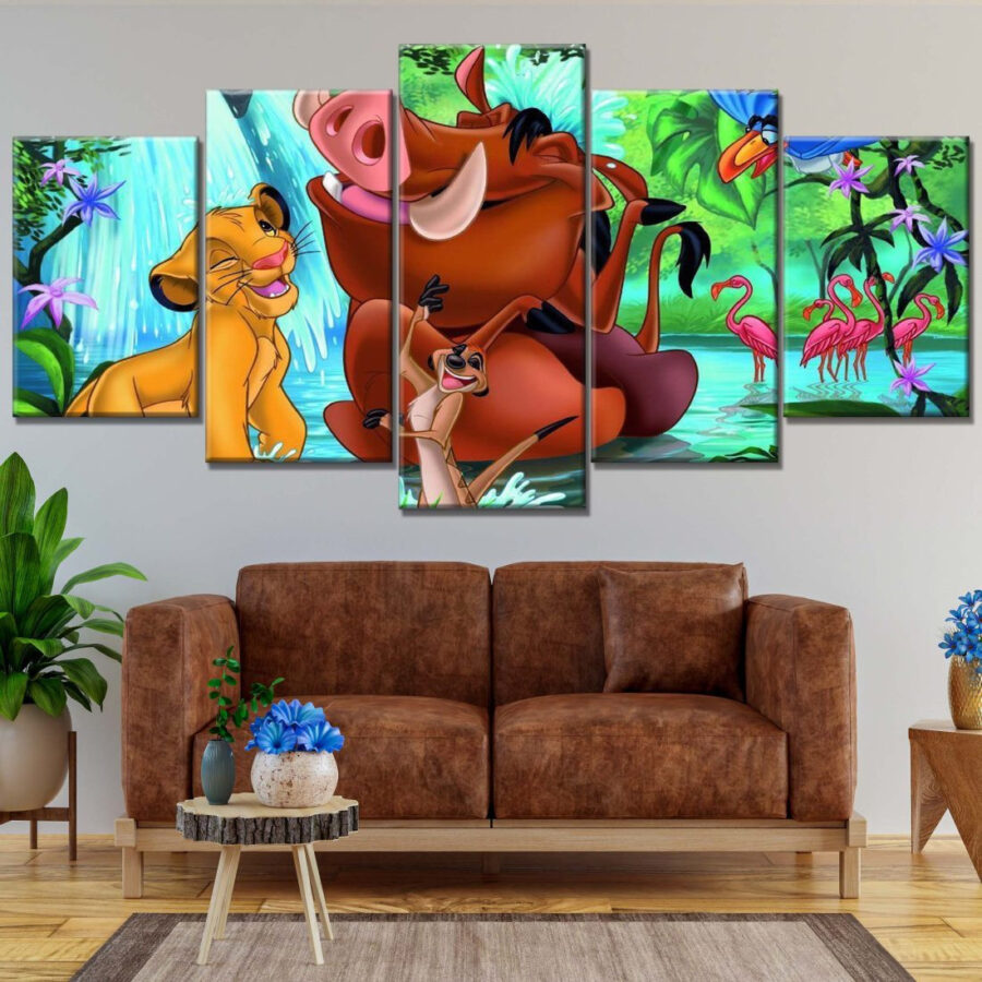 Simba König der Löwen 11 Leinwandbilder