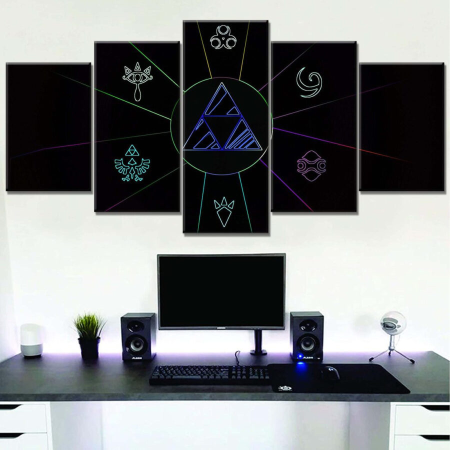The Legend of Zelda Triforce 2 Leinwandbilder