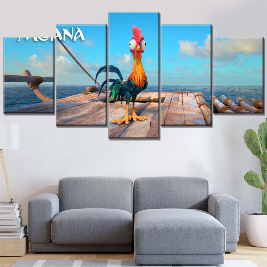 Moana Hei Hei 4 Leinwandbilder