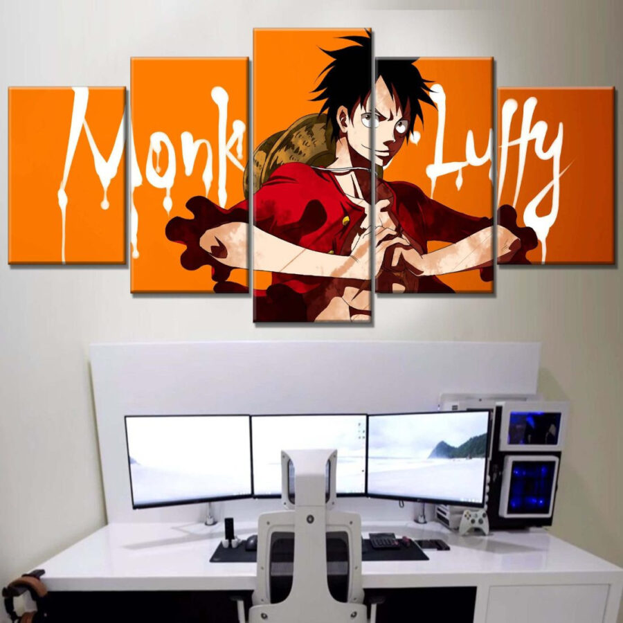 One Piece Monkey D. Luffy Leinwandbilder