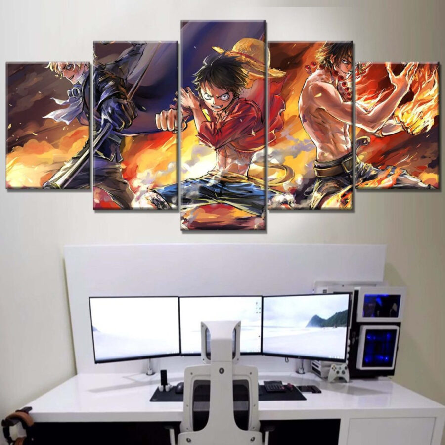 One Piece Alle Charaktere 40 Leinwandbilder