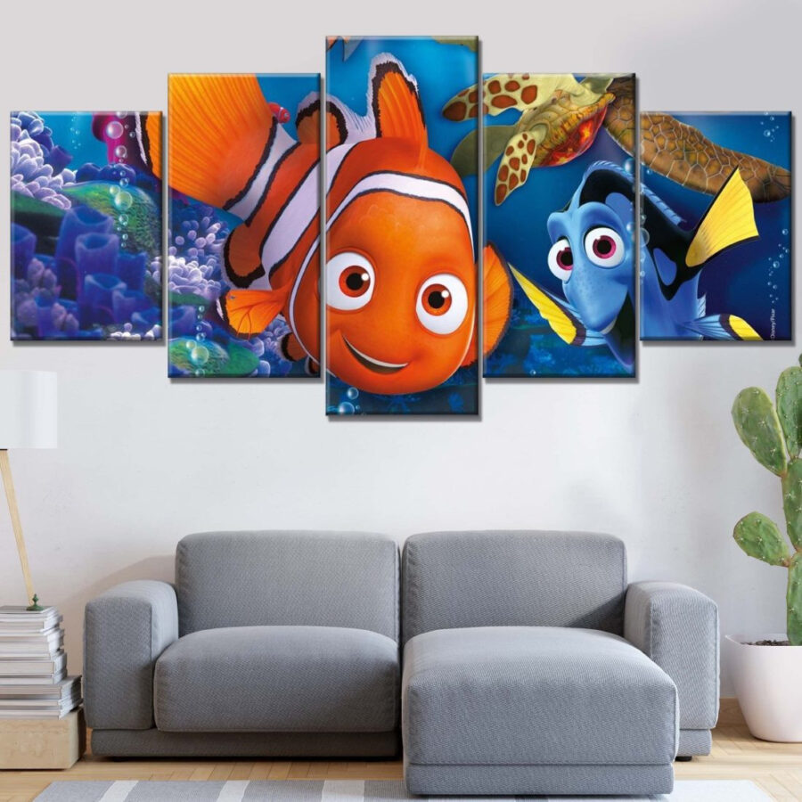 Findet Nemo Figuren 13 Leinwandbilder