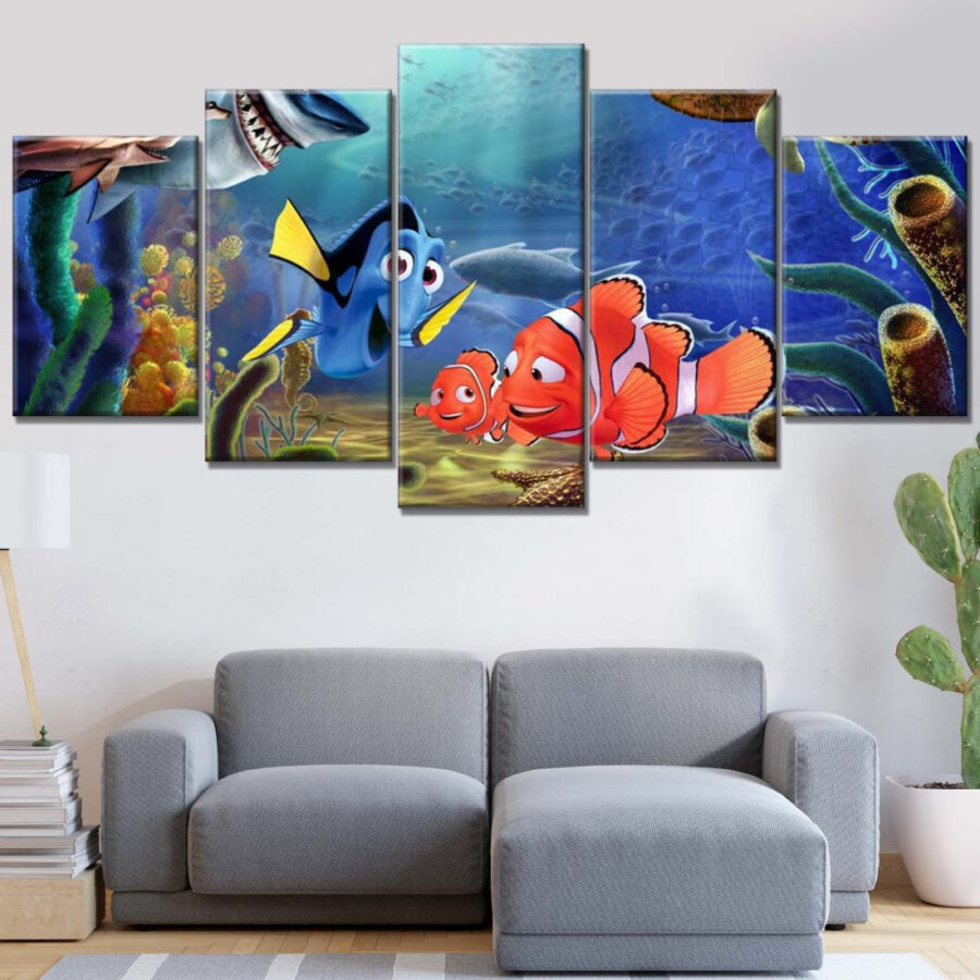 Findet Nemo Figuren 14 Leinwandbilder