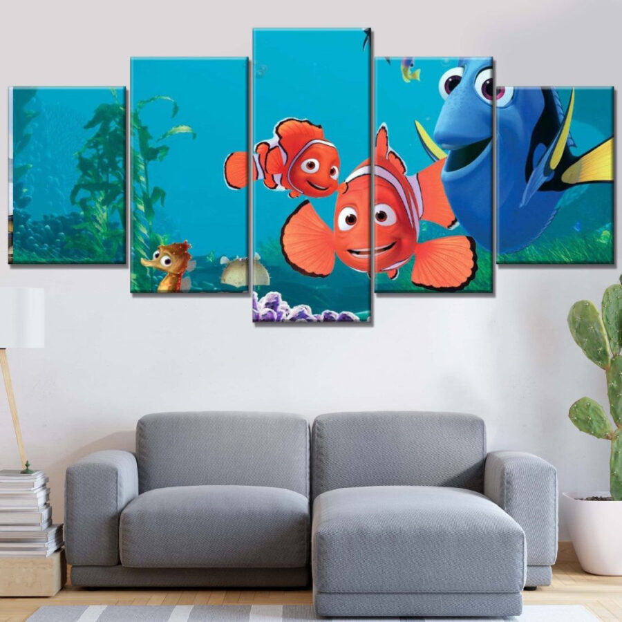 Findet Nemo Figuren 19 Leinwandbilder