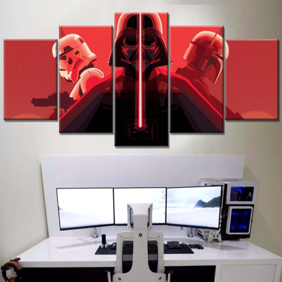 Star Wars Darth Vader und Stormtrooper 11 Leinwandbilder