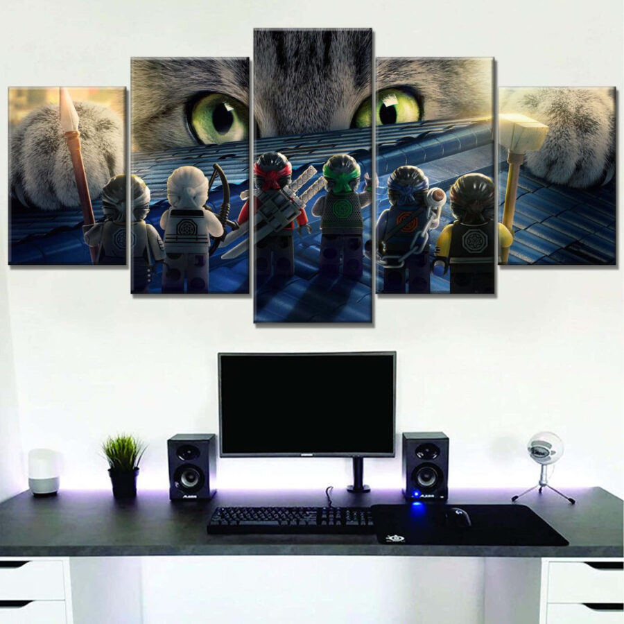 Ninjago Alle Charaktere 7 Leinwandbilder