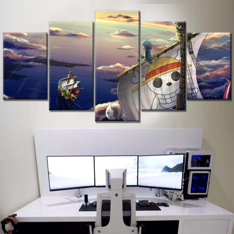 One Piece Thousand Sunny 21 Leinwandbilder