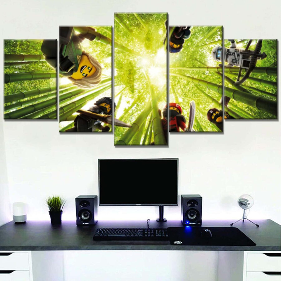 Ninjago Alle Charaktere 11 Leinwandbilder