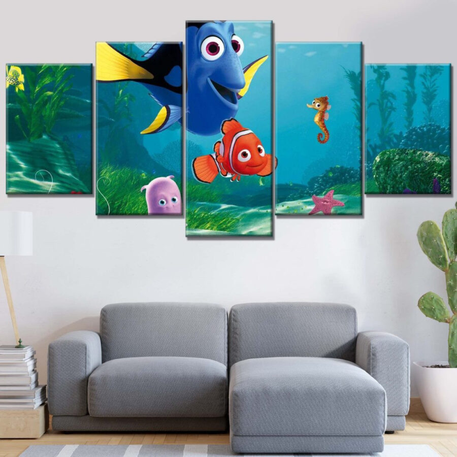 Findet Nemo Figuren 18 Leinwandbilder