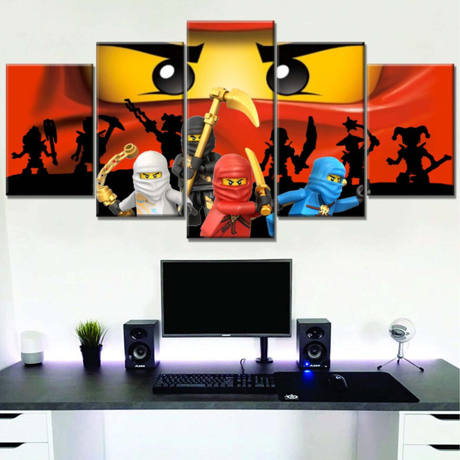 Ninjago Alle Charaktere 15 Leinwandbilder